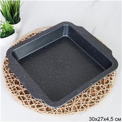 Форма для выпечки прямоугольная 30х27х4,5 см Мрамор / RSD-36 /уп 50/ 0,523/ 29,5(23)х4,5