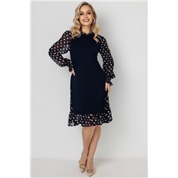 Платье женское  6165/17/Темно-синий