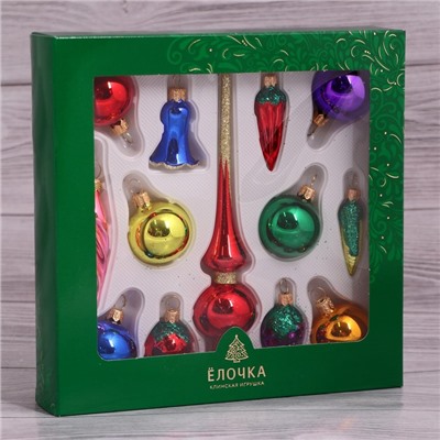 Ёлочные игрушки «Малышок», набор 13 шт., разноцветные