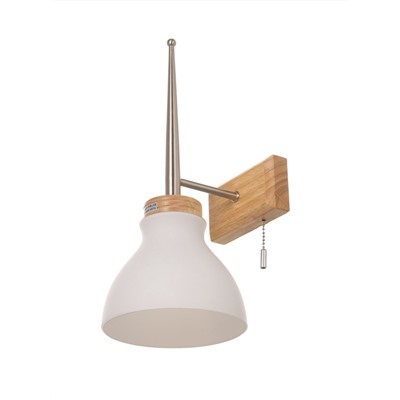 Бра «Герцог» 1×40 Вт Е27 сатин/коричневый 16×21×38 см