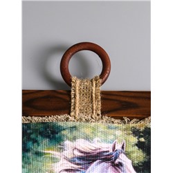 Декор настенный, панно «Свиток. Энергия и красота лошади», 33×32 см