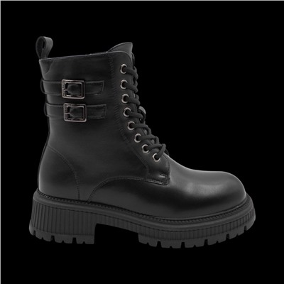 Ботинки на меху А8 черные