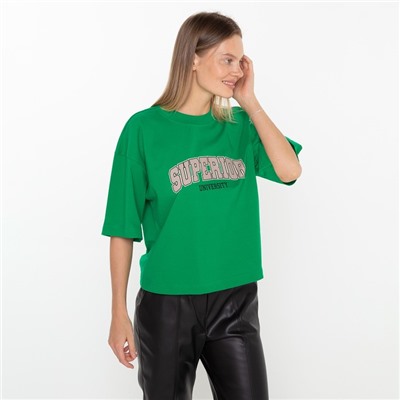 Футболка женская Little Secret, зелёная, размер 46