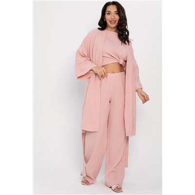 Халат-кимоно Муслин (розовое) П14578-52М