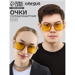 Очки солнцезащитные OneSun, uv 400, ширина 14 см, дужка 15 см, линза 5.2×4.1 см