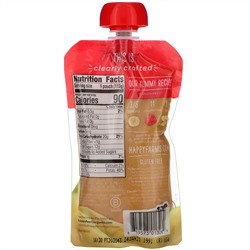 Happy Family Organics, Clearly Crafted, органическое детское питание, этап 2, для детей старше 6 месяцев, банан, малина и овсянка, 113 г (4 унции)
