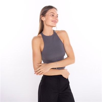 Майка женская CHIC&CHARISMA, тёмно-серая, размер 42 (S)