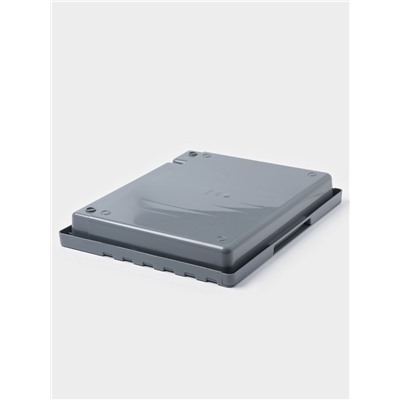 Лоток для столовых приборов раздвижной Martika «Смарт», 5 секций, 36×30×5 см, пластик, тёмно-серый