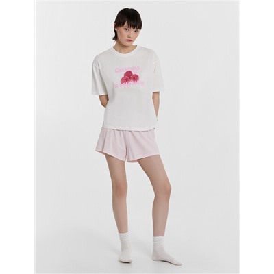 КОМПЛЕКТ ЖЕНСКИЙ (ДЖЕМПЕР, ШОРТЫ) 592591