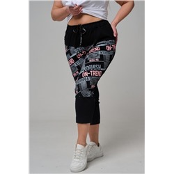 7496 брюки женские (Черный)