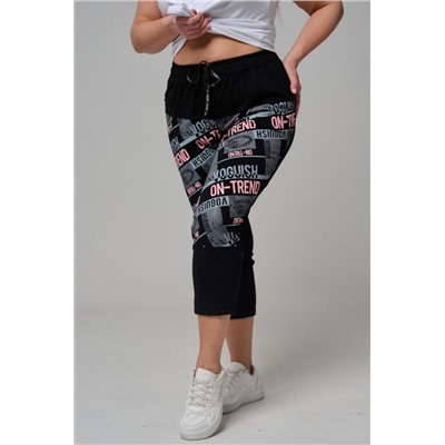 7496 брюки женские (Черный)