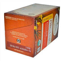 Twinings, Органический травяной чай ройбуш, 20 чайных пакетиков, 36 г (1,27 унции)