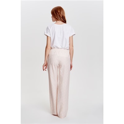 Брюки домашние женские MINAKU: Country melody, розовые, размер 42