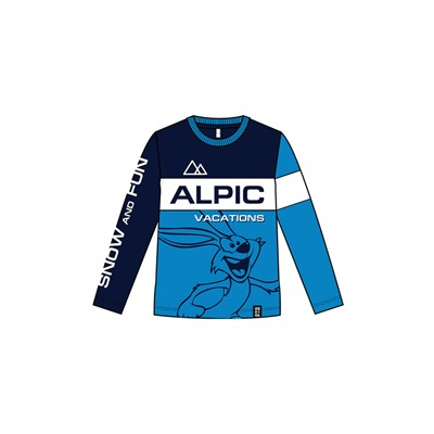 Фуфайка трикотажная для мальчиков (футболка с длинными рукавами)