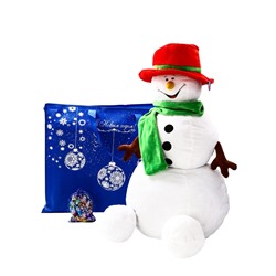 Сладкий новогодний подарок «Снеговик», конфеты + игрушка, детский, 300 г