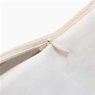 Наволочка декоративная «Этель» Бохо Home, 45×45 см, цвет натуральный