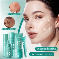 Набор для лица гиалуроновой кислотой и церамидами 6 средств в подарочной коробке BIOAQUA