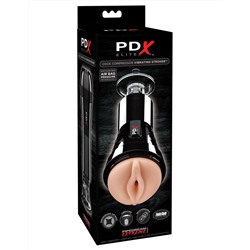 Телесный вибромастурбатор-вагина Cock Compressor Vibrating Stroker