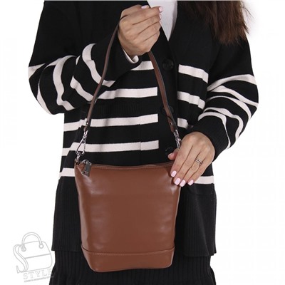 Сумка женская кожаная 9979NN brown Natale Navetta