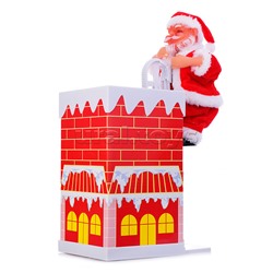 Музыкальный Дедушка поднимается по дымоходу, в коробке