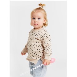 Джемпер для девочки «Крошка Я. Киса», рост 62-68 см, бежевый