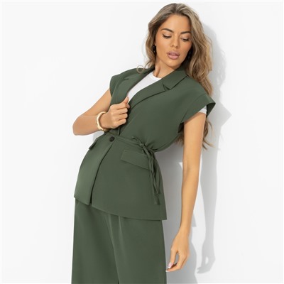 Жилет для нескучного офиса, Слишком модно (зелёный)