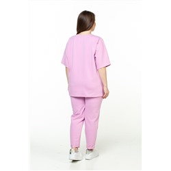 Туника футер 2-х нитка  4120/04/Розовый