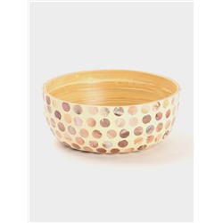 Миска, 19.5×19.5×8 см, бамбук