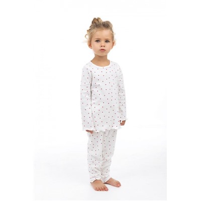 Валентинка - детская пижама (Белый)