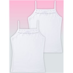 4234-01 Майка для девочки белая (BAYKAR)