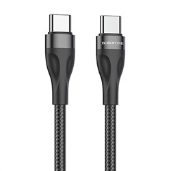 Кабель Type-C - Type-C Borofone BX61 15W 100см 3A  (black)