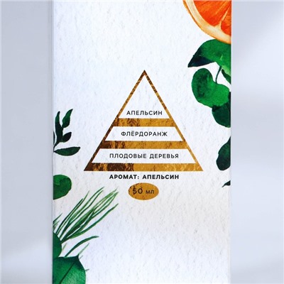 Диффузор ароматический палочки «Новогодняя коллекция: Сказочных моментов», аромат апельсин, 50 мл