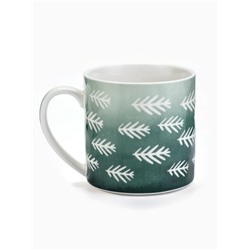 Кружка новогодняя керамическая «Еловые ветки», 350 мл