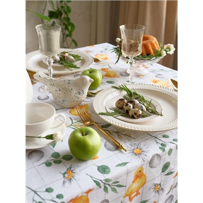 Скатерть Доляна Duckling, 149×110 см, 100% хлопок, рогожка 164 г/м²
