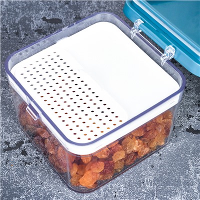 Контейнер для хранения продуктов 450 мл пластик АКЦИЯ / 2941-10 /уп 96/9x7,5 см