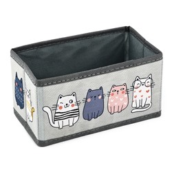 Органайзер для хранения, кофр для белья «Котятки», 10×18×10 см