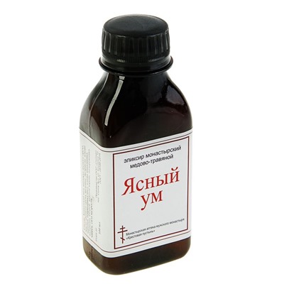 Эликсир монастырский «Ясный ум» 100 мл