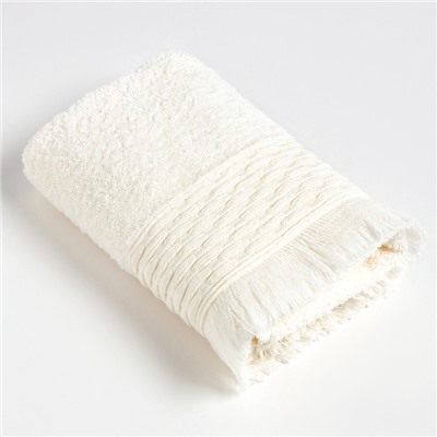 Полотенце махровое Love Life «Аморе» 50×90 см, белый, 100% хл, 450 г/м²