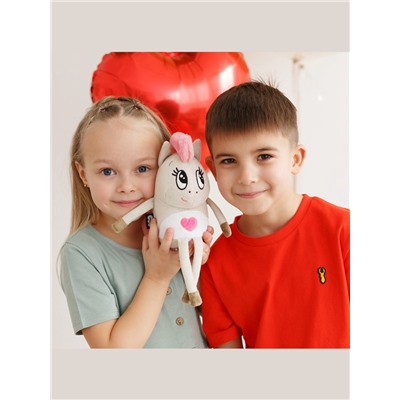 Мягкая игрушка «Лошадка Валентинка», 26 см