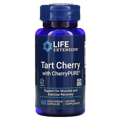 Life Extension, Tart Cherry with CherryPURE, 60 Vegetarian Capsules