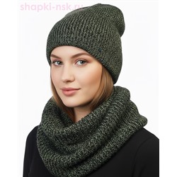 55400 Комплект женский (колпак+снуд) (56-58)