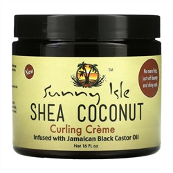 Sunny Isle, Shea Coconut Curling Creme, 16 fl oz