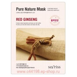 БВ Anskin Secriss Маска для лица тканевая Red ginseng 25г 920110/792113
