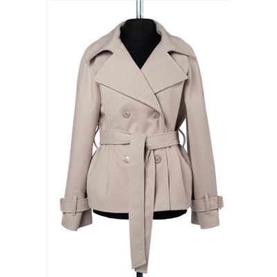 01-12223 Пальто женское демисезонное (пояс)