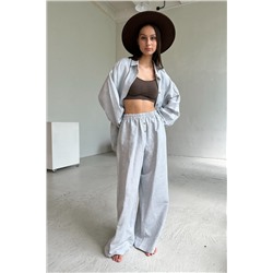 Костюм женский  SET065/04/Белый, голубой