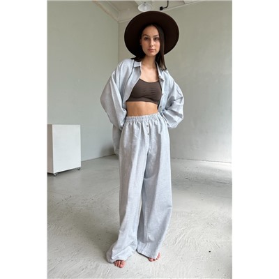 Костюм женский  SET065/04/Белый, голубой