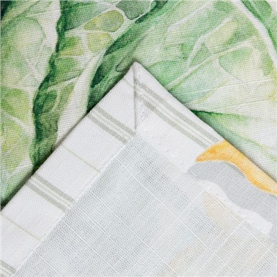 Скатерть Этель Vegetable, 180×147 см, 100% хлопок, репс 210 г/м²