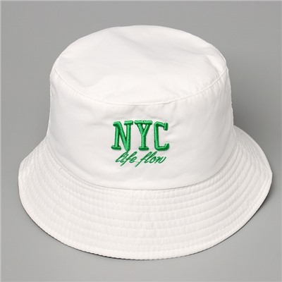 Панама детская для девочки NYC, белая, р-р 54