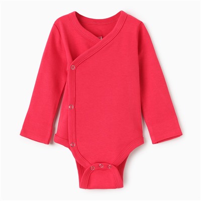 Боди детское MINAKU, рост 74-80 см, малиновое