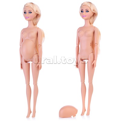 Кукла София беременная, 29 см, (руки и ноги сгиб, ресницы, акс,) коробка